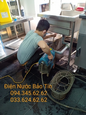 Thông tắc chậu rửa bát tại quận Hoàng Mai - Uy tín giá rẻ