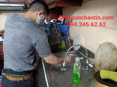 Thông tắc chậu rửa bát tại quận Ba Đình - Uy tín chuyên nghiệp
